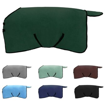 Paardendeken Volledig Donkergroen Polyester 2