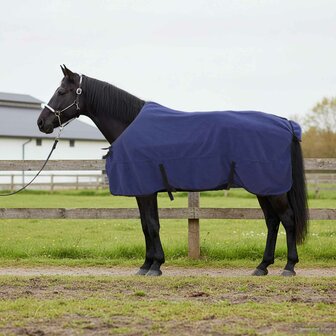 Paardendeken Marineblauw Polyester 1