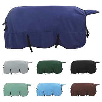 Paardendeken Marineblauw Polyester 2