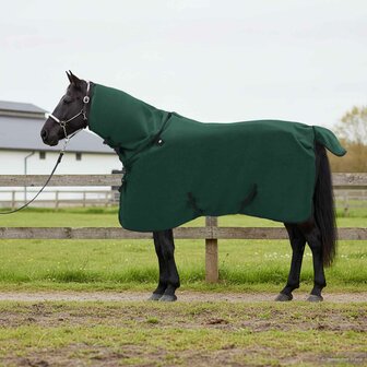 Paardendeken Volledig Donkergroen Polyester 1