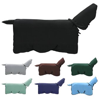 Paardendeken Zwart Polyester 2