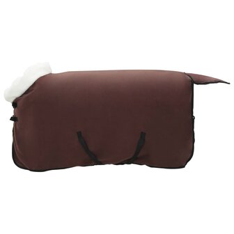Paardendeken Volledig Donkerbruin 75 cm Polar fleece 4