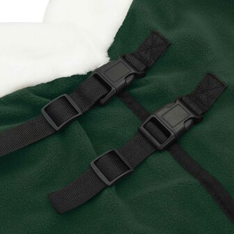 Paardendeken Volledig Donkergroen 95 cm Polar fleece 8