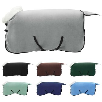 Paardendeken Volledig Donkergroen 105 cm Polar fleece 2
