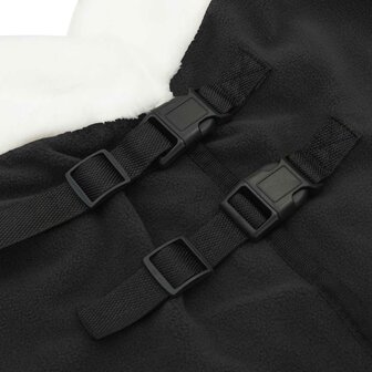 Paardendeken Zwart 85 cm Polar fleece 8