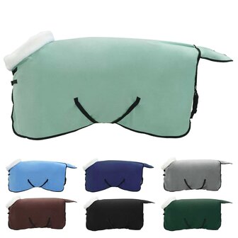 Paardendeken Volledig Donkergroen 75 cm Polar fleece 2