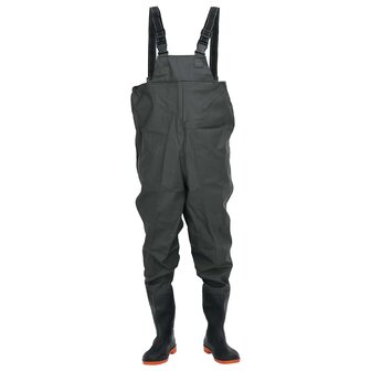 Waadpak met laarzen maat 38 donkergroen 2