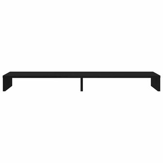 Monitorstandaard Zwart Eiken 100x27x10 cm Bewerkt Hout 5