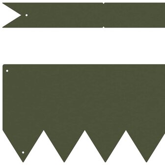 Tuinrand 10 pcs Olijf Groen 100 x 0.05 x 20 cm 4