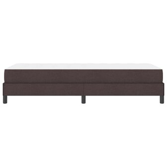 Boxspringbed met matras Donkerbruin 80 x 200 cm Stof 8