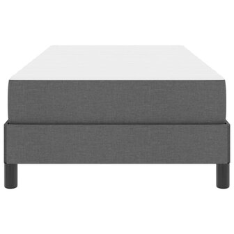 Boxspringbed met matras Donkergrijs 90 x 190 cm Stof 7