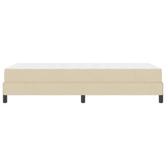 Boxspringbed met matras Cr&egrave;me 90 x 190 cm Stof 8