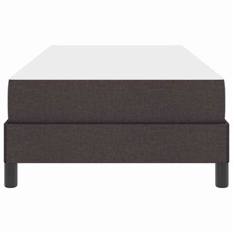 Boxspringbed met matras Donkerbruin 90 x 200 cm Stof 7