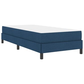 Boxspringbed met matras Blauw 90 x 200 cm Stof 4