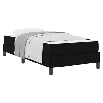 Boxspringbed met matras Zwart 100 x 200 cm Stof 2