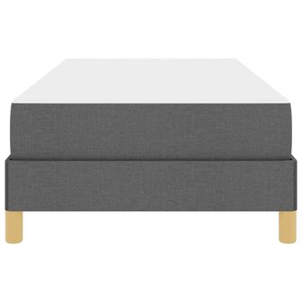 Boxspringbed met matras Donkergrijs 80 x 200 cm Stof 7