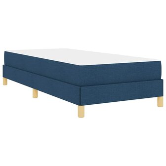 Boxspringbed met matras Blauw 90 x 190 cm Stof 9