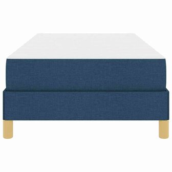 Boxspringbed met matras Blauw 90 x 200 cm Stof 7