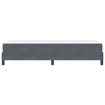 Boxspringbed met matras Donkergrijs 90 x 190 cm Stof 8