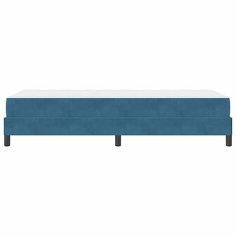 Boxspringbed met matras Donkerblauw 90 x 190 cm Stof 8