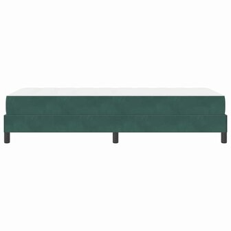 Boxspringbed met matras Donkergroen 90 x 200 cm Stof 8