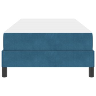 Boxspringbed met matras Donkerblauw 90 x 200 cm Stof 7