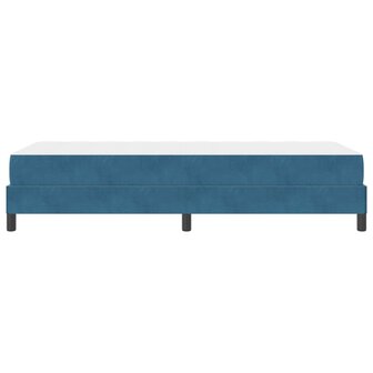 Boxspringbed met matras Donkerblauw 90 x 200 cm Stof 8