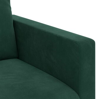 Bankstel 2 pcs Donkergroen 138 x 78 x 80 cm Fluweel 7