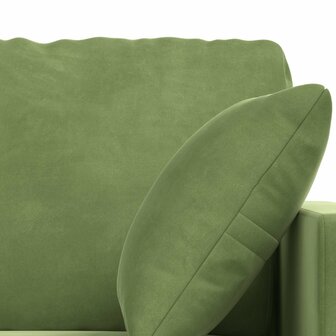 Bankstel 2 pcs Lichtgroen 138 x 78 x 80 cm Fluweel 6