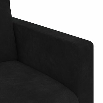 Bankstel 2 pcs Zwart 138 x 78 x 80 cm Fluweel 7