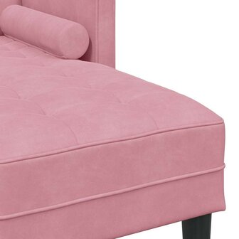 Bankstel met kussen Roze Polyester 7