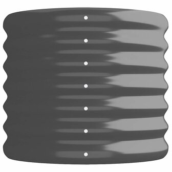 Plantenbak 152x40x36 cm gegalvaniseerd staal antracietkleurig 4