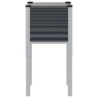 Plantenbak Antraciet 45x45x88 cm Staal 4