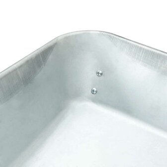 Kruiwagen Zilver en Zwart 124 x 73 x 65 cm Staal 8