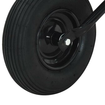 Kruiwagen Zilver en Zwart 133 x 62,5 x 58 cm Staal 9