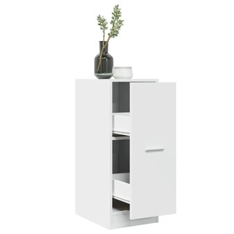 Apothekerskast Wit 30x41x77,5 cm Bewerkt Hout 1