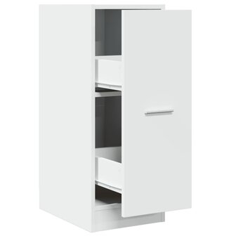 Apothekerskast Wit 30x41x77,5 cm Bewerkt Hout 2
