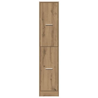 Apothekerskast Artisian Oak 30x41x144,5 cm bewerkt hout 5