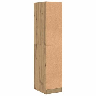 Apothekerskast Artisian Oak 30x41x144,5 cm bewerkt hout 7
