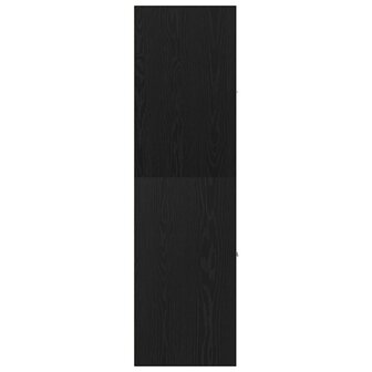 Apothekerskast Zwart Eiken 30x41x144,5 cm Bewerkt Hout 7