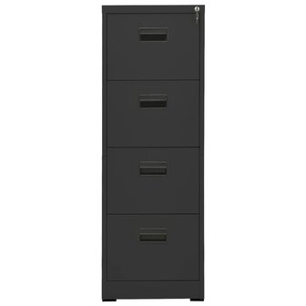 Archiefkast 46x62x133 cm staal antracietkleurig 2