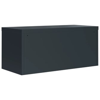 Archiefkast 90x40x40 cm staal antracietkleurig 6
