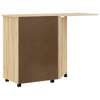 Rolkast met Bureau MOSS Heldere Vernis 105,5 x 39 x 74,5 cm 7