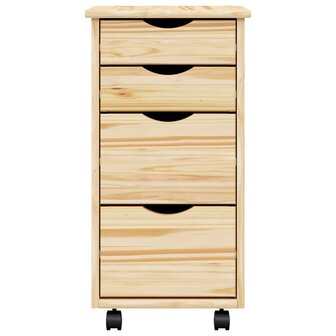 Rolkast met Bureau MOSS Heldere Vernis 34 x 39 x 65,5 cm 5