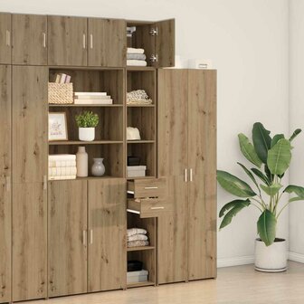 Opbergkast met lade 2 pcs Artisan Eiken 30 x 42,5 x 225 cm 4