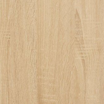 Platenkast 84,5x38x48 cm bewerkt hout sonoma eikenkleurig 7