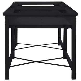Wasmachineverhoger 2 stuks Zwart 120 x 56 x 52 cm Staal 4