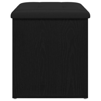 Opslagbank met opslag Zwart eiken 62 x 42 x 45 cm Bewerkt hout 7