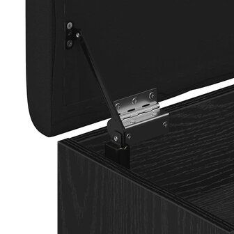 Opslagbank met opslag Zwart eiken 62 x 42 x 45 cm Bewerkt hout 9