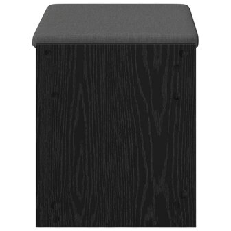 Halbank met kussen met plank Zwarte Eik 63 x 38 x 45 cm 6